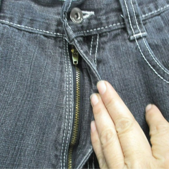 Southpole Shorts Mens 34 Black Hi Rise Y2K Skater 90's Grunge Baggy Streetwear - Picture 2 of 14